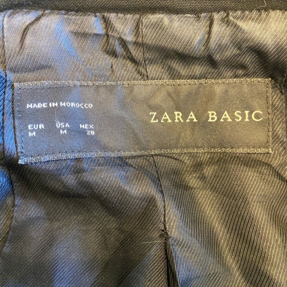 Zara Basic Size Medium Women’s Jacket Black - image 6